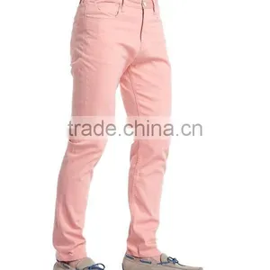 Cheap Price Pink Color Latest Pants Style Long Man Trousers thumbnail-3