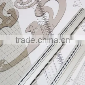 Transparent Plastic Cloud Pattern French Curve For Painting thumbnail-6