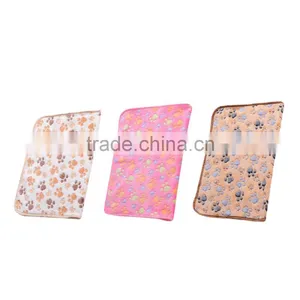 Pet Mats Thick Blanket Cat Dog Puppy Kitten Warm Waterproof Fleece Soft Blanket Bed Mat Paw Print New thumbnail-2