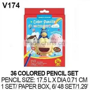24 PROFESSIONAL NON-TOXIC COLORED PENCIL SET thumbnail-6