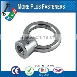 Made in Taiwan A2 Stainless Steel Zinc Coated Zinc Plated Lifting Eye Nut thumbnail-5