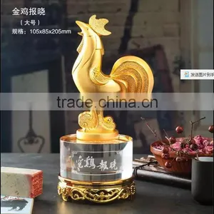 2017 High Quanlity Gold Plated Chanticleer Trophy for Business Gift thumbnail-4