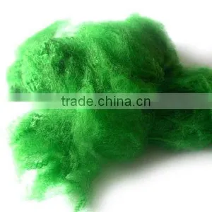 China Manufacturer 1.4D/1.5D X38mm Dope Dyed Polyester Staple Fiber thumbnail-2