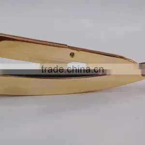 Fully Stainless Steel Shiny Gold Razor/ Gold Plated Swing Lock Razor thumbnail-1
