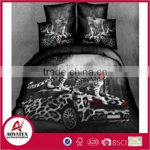 2016 New Style 13372 60*40s Reactive Printed 3D Animal Bedding Sets thumbnail-1