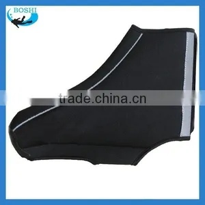 Reflective Zipper Cycling Booties Overshoes Neoprene and PU thumbnail-4
