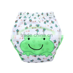 Lovely Monkey Footprints Design Waterproof Baby Cloth Nappy Diaper thumbnail-2