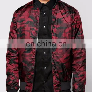 CAMOFLAGE Fit CHEAP Bomber Jacket, Body Fit USA Winter Bomber Jacket/OEM Service MA1pocket Mens Bomber Jacket thumbnail-5