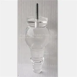 Manufacturer Luxury Acrylic Legs For Furniture Lucite Bed Leg Living Room Sofa Leg thumbnail-4