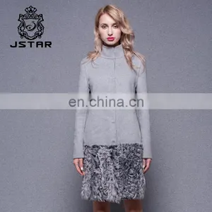 Double-face Woven Cashmere Top Jacket Overcoat Trench Coat Women Jackets thumbnail-3