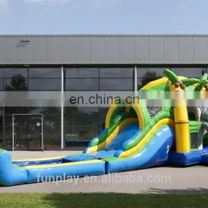 HI Promotion!! Elephant Inflatable Bouncer With Water Slide, Kids Slide Bouncer Pool thumbnail-1