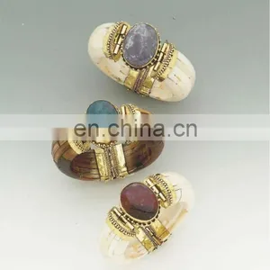 Horn Hinged Bracelet thumbnail-1