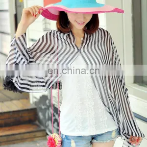 2015 Fashion Design Polyester Chiffon Summer Raglan Sleeves Pashmina(PP535CL-P) thumbnail-3
