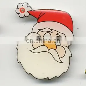 Christmas Decorating Gifts Flashing Lapel Pin Multiple Shapes China Supplier thumbnail-2