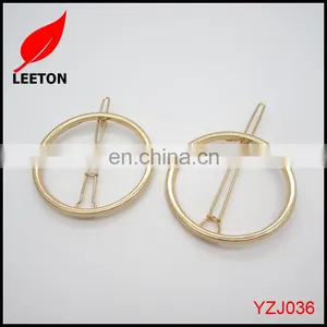 Factory Supply Fancy Metal Round Hair Clip for Women thumbnail-2