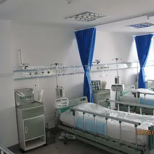 Hopsital Patient Room Ward Using Medical Gas Pipeline System Terminal Equipment of Wall Mount Bed Head Trunkings Panel thumbnail-3