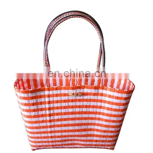 Plastic Hand Woven Shopping Bag thumbnail-1