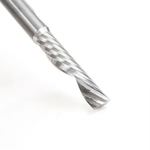 Carbide CNC Spiral 'O' Flute, Aluminum Cutting 1/4“ Dia x 1-1/4“ x 1/4“ Shank Down-Cut Router Bit thumbnail-1