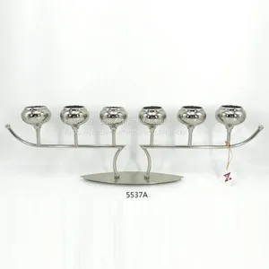 Latest Style Transformable Gold and Black Metal Candle Holder From China Factory thumbnail-3