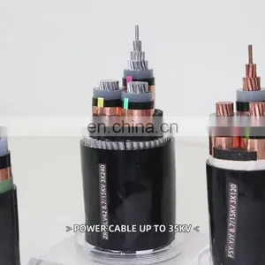 Electrical Three Cores Medium Voltage Cables Steel Tape Armoured Power Cables thumbnail-1