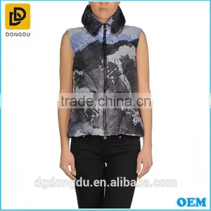 2016 New Design Sleeveless Short Duck Down Jackets thumbnail-1