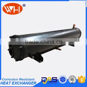 WH Best Quality Shell Type Condenser,water to Refrigerants Heat Exchanger, Condenser thumbnail-1