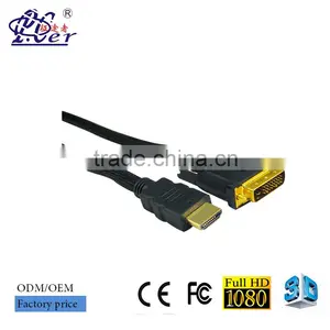 Nylon Braided Projector Computer Dual Link Dvi to Hdmi Cable thumbnail-1