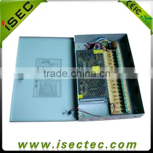 18 Ways 10A CCTV Central Power Supply Box, Cctv Switching Power Supply thumbnail-1