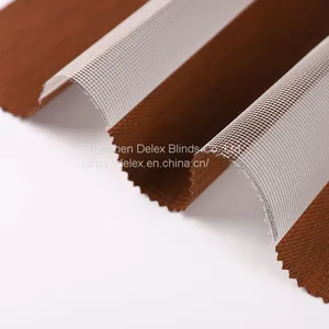 Linen Type Zebra Blinds Fabric for Vision Blinds Roller Shade thumbnail-2