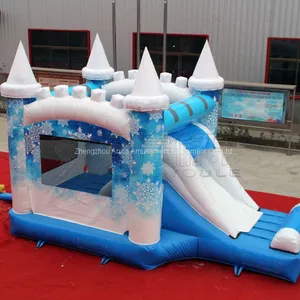 Frozen Ice Princess Bouncy Slide for Children thumbnail-2