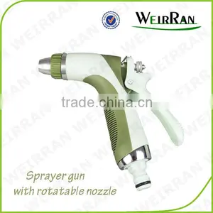 (84492) Plastic Garden Cleaning Tool TPR Covered Garden Water Gun Irrigational Metal Nozzle Jet Water Washing thumbnail-1