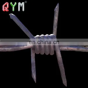 Roll Barbed Wire 500m Price Military Grade Barb Wire Fence thumbnail-4