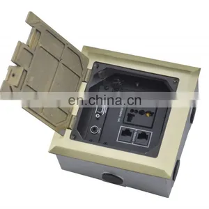 Audio Electrical Floor Outlet Box Sockets thumbnail-1