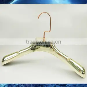 New Premium Gold Color Dress Plastic Hanger Suit Plastic Hanger With Gold Hook thumbnail-2