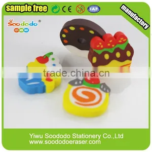 Cartoon Harmless Extruded Eraser Food Shape thumbnail-4