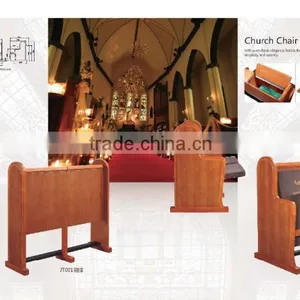 HONGJI Morden Wooden Church Pulpit for Sale (JT001) thumbnail-2