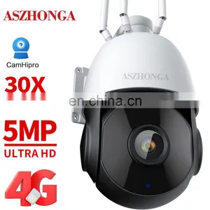 5MP 3G 4G SIM Card PTZ Outdoor Security IP Camera 30X Zoom Wireless HD Speed Dome CCTV Surveillance Cam 80m IR CamHipro APP thumbnail-2