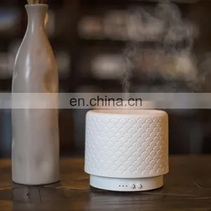 Essential Oil Diffuser for Large Room 280ml Ceramic Cool Mist Aromatherapy Humidifier - 7 LED Lights, Auto Off thumbnail-3