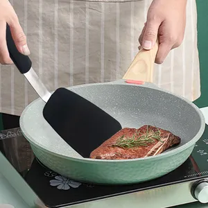 Kitchen Accessories Home and Kitchen Cookware Sets Flexible Rubber Kitchen Cooking Utensil Egg Turner Pancake Flippers Pile Turner thumbnail-4