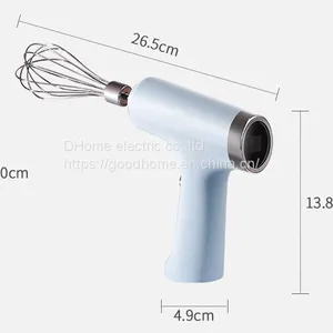 Home Wireless Electric Whisk Small Baking Tool Automatic Whipping Cream Popular Recommendation（Wechat:13510231336） thumbnail-1
