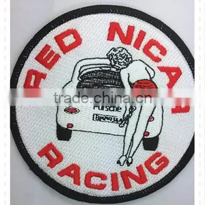 Red Nicar Racing 2014 New Design Custom Patch Embroidery Patch Embroidered Patch thumbnail-1