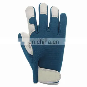 Durable Sheepskin Leather Gardening Gloves Working thumbnail-3