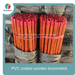 Manufacture Factory Home Cleaning Indoor Outdoor Wooden Broomstick thumbnail-1