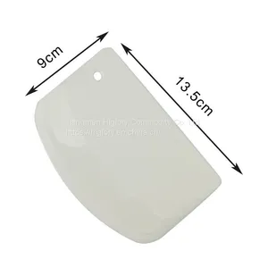 Food Grade Easy Clean Multifunctional Non Stick Cake Baking Tools Plastic Dough Scraper thumbnail-4