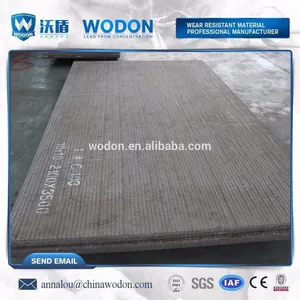 High Resistant and Impact Chromium Carbide Overlay Wear Resistant Plate Bimetal Chute Liners thumbnail-3