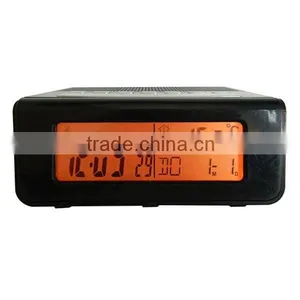 RCC Radio Clock With Display of Time, Date and Temperature thumbnail-1