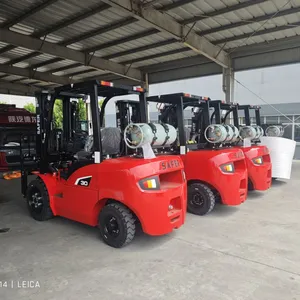 Brand New 2 Ton Container Specification LPG Forklift for Sale With Optional Triple Cylinder Mast Full Free Lift/side Shift/fork Positioner thumbnail-4
