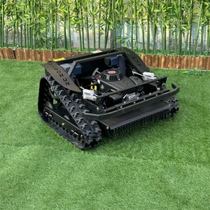 Remote Controlled Track Lawn Trimmer China Manufacturer, Factory Direct Sales RC Rotary Mower thumbnail-5