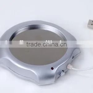 Usb Coffee Cup Warmer With Clock , Portable Powered Cup Usb Heater thumbnail-1
