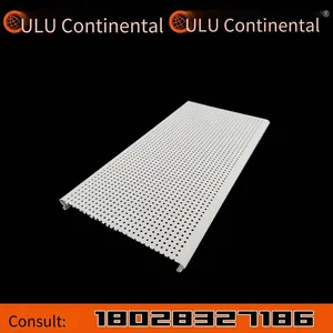 Micro - Perforated Aluminum Ceiling Panels, Aluminum Alloy Ceiling Materials, 600*600 Aluminum Ceilings for Mall Ceiling, Customizable in Zhongshan, Guangdong thumbnail-2